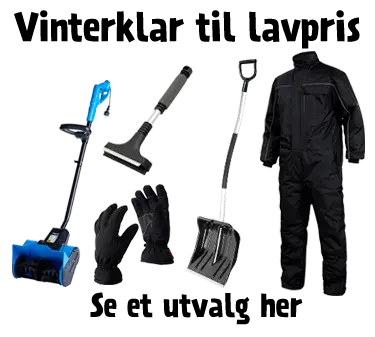 Bliv vinterklar med forskjellige produkter