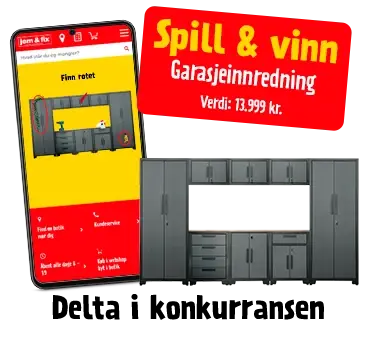 Konkurranse - garasjeinnredning