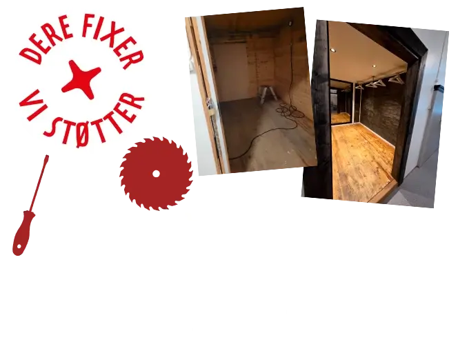Dere fixer vi støtter