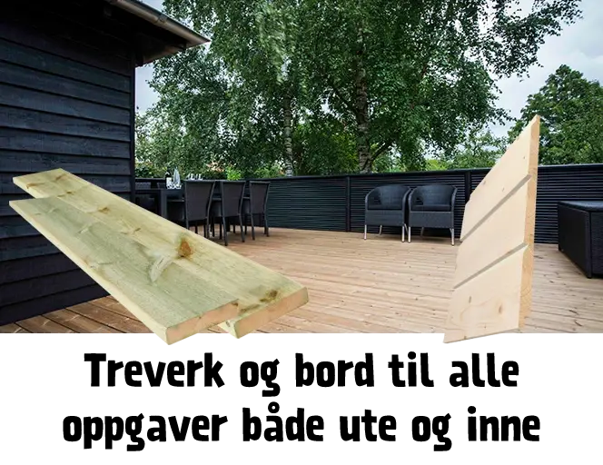 Treverk og bord